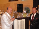 EAJC President Gives Torah Scroll to Tel-Aviv Synagogue