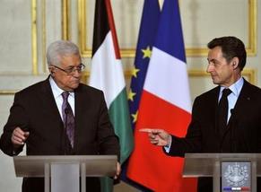 French President Sarkozy regrets Israeli failure to renew settlement freeze