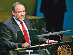 U.S. Jews outraged by Lieberman&#039;s UN speech on population exchange