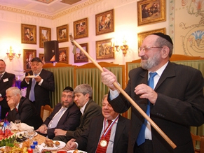 Rabbi Adolph Shaevich and Professor Michael Chlenov Honored in Moscow