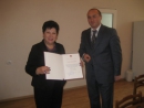 Armenian Jewish Community Leader Awarded Certificate of Gratitude by Armenian President