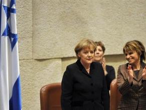 German Chancellor Angela Merkel in Israel for joint government meeting