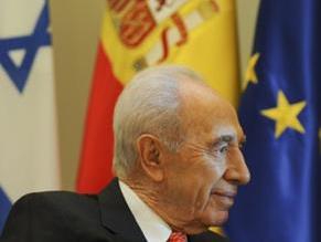 Israeli President Shimon Peres in Spain to mark 25 years of diplomatic relations