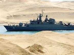 Iranian warships return through Suez