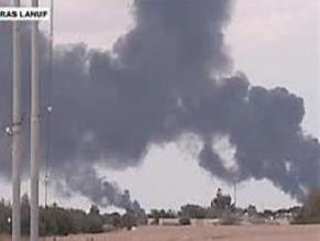 New air raids hit Libyan oil city