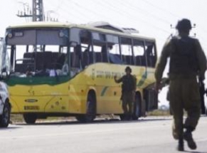 Teen injured critically when Gaza rocket hits school bus