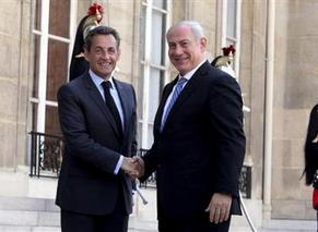 Netanyahu meets Sarkozy in Paris:&#039;France committed to not accept a Palestinian government supporting terror&#039;