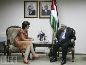 Abbas to Ashton: Europe should recognize Palestinian state