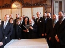 Rabbis present Hanukkah menorah to Dutch parliament leaders, express their gratitude for rejection of proposed ban on kosher sla