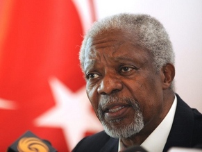 UN envoy Annan arrives in Iran for talks on Syria crisis