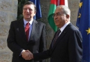 In Ramallah, EU&#039;s Barroso urges new Israeli-Palestinian peace talks