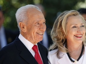 Clinton to Peres: Friends like us must act together