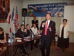 Министр Диаспоры и информации Израиля Эдельштейн посетил Грузию