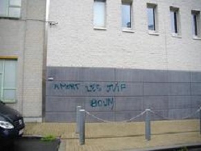 Brussels synagogue daubed with anti-Semitic graffiti