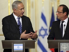 PM challenges Hollande: Host peace talks with Palestinians