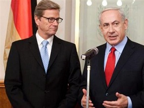 In Jerusalem, German FM says he &#039;is ready to help in the interests of our friends in Israel’