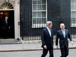 Kerry tells British counterpart: &#039;Two state solution in the Middle East the only way to achieve lasting peace&#039;