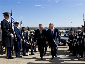 Hagel tells Barak he plans to visit Israel ‘soon’ as he expresses ‘strong commitment to Israel’s security’