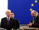 Peres in address to EU parliament in Strasbourg : ‘Call terror- terror’