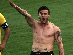 Greece: football player banned for life from national team after Nazi salute