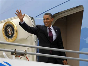 Obama lands at Ben-Gurion for historic Israel visit