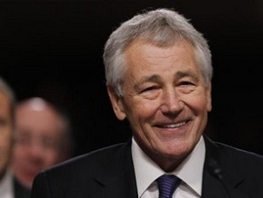 US defense chief Hagel to visit Israel in April