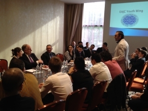 Young Jewish Activists of Eurasia Meet With WJC President