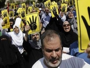 Thousands of Morsi supporters march in Egypt amid heavy security