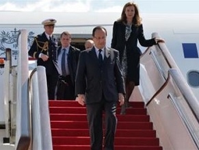 Red carpet for French President Hollande in Israel