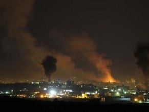 IAF strikes targets in Gaza Strip in response to mortar fire