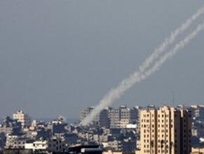 Barrage of at least 30 rockets fired from Gaza into southern Israel