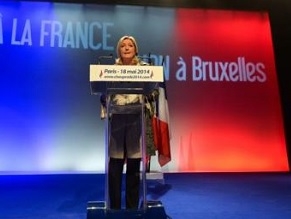 Leading in election polls in France, Marine Le Pen eyes to become Vice-President of an extreme-right political group in the Euro