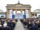 EAJC delegation at a rally against anti-Semitism in Berlin