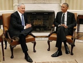 In meeting with Obama, Netanyahu says he remains committed to two-state solution but path &#039;might be different&#039;