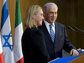 European unilateral recognition of Palestinian state irresponsible, Netanyahu tells EU&#039;s Mogherini