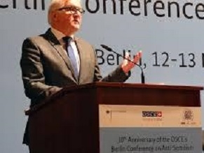 German Foreign Minister Steinmeier at OSCE conference: anti-Semitism is on the rise across Europe