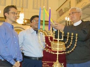 Jewish Community of Myanmar Celebrated Hanukkah