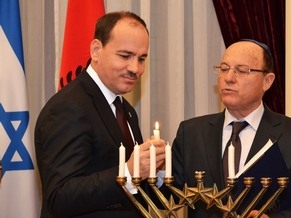 Albanian President celebrated Hanukah with the Jewish community
