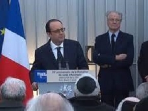 President Hollande to France&#039;s Jews: &#039;Your place is here&#039;