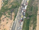 Eight people died and dozens more injured in a collision in southern Israel
