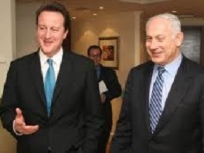 British PM David Cameron reiterates Britain’s support for a two-state solution