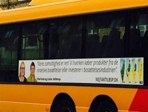 Boycott ads removed from buses in Copenhagen as &#039;too offensive&#039;