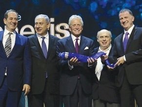 Genesis fetes Michael Douglas at Jerusalem gala