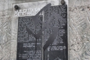 Warsaw Ghetto plaque defaced with swastika
