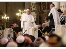 Папа римский Франциск посетил Большую синагогу в Риме