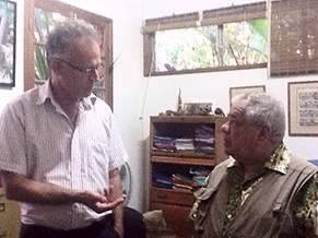 EAJC Secretary General meeting with the head of the Jewish community in Mauritius