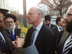 The president of the German parliament addresses European rabbis in Berlin