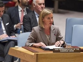 Mogherini stresses need to revive talks between Israel and the Palestinians