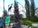 В Миргороде восстановили памятник жертвам войны, большинство из которых евреи