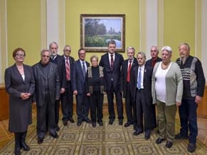 Председатель Генсовета ЕАЕК Иосиф Зисельс принял участие во встрече украинских правозащитников с Президентом Украины